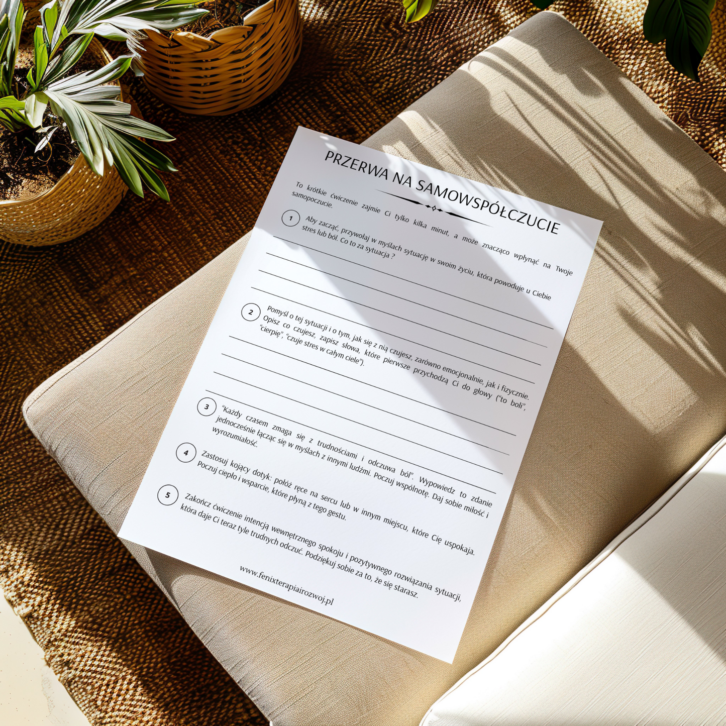 SAMOWSPÓŁCZUCIE - arkusze do samodzielnego wydruku