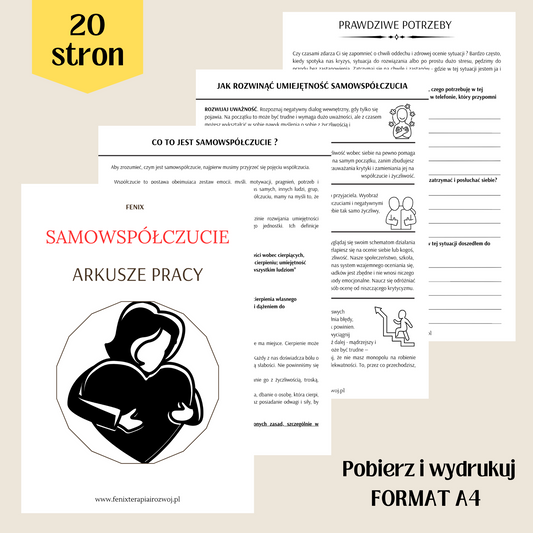 SAMOWSPÓŁCZUCIE - arkusze do samodzielnego wydruku
