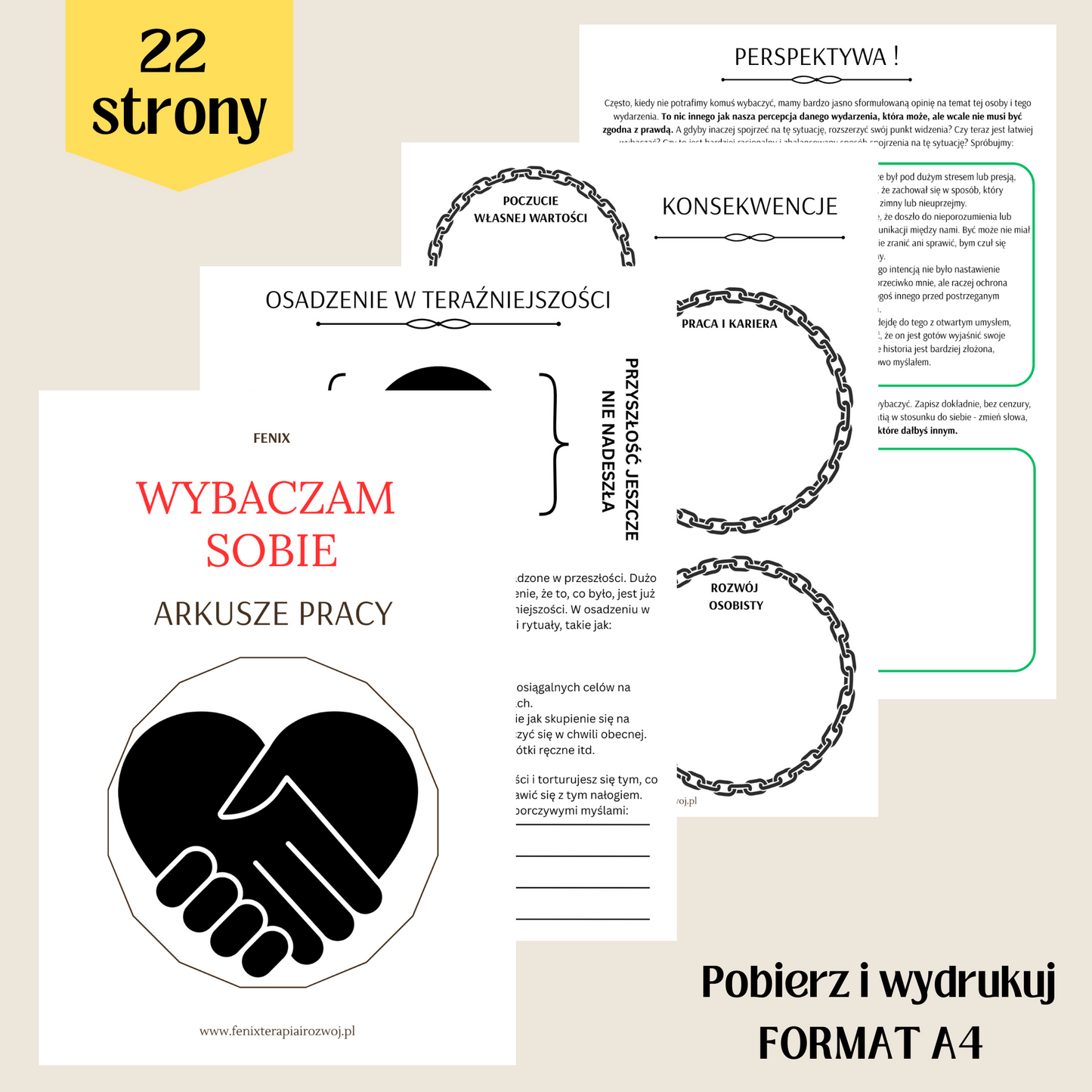 WYBACZAM SOBIE - arkusze pracy do samodzielnego wydruku