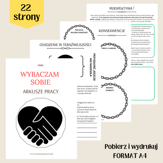 WYBACZAM SOBIE - arkusze pracy do samodzielnego wydruku